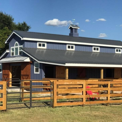 WRC Horse Barn & Shop 36x48 - Georgetown TX